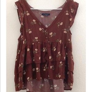 Floral American Eagle shirt